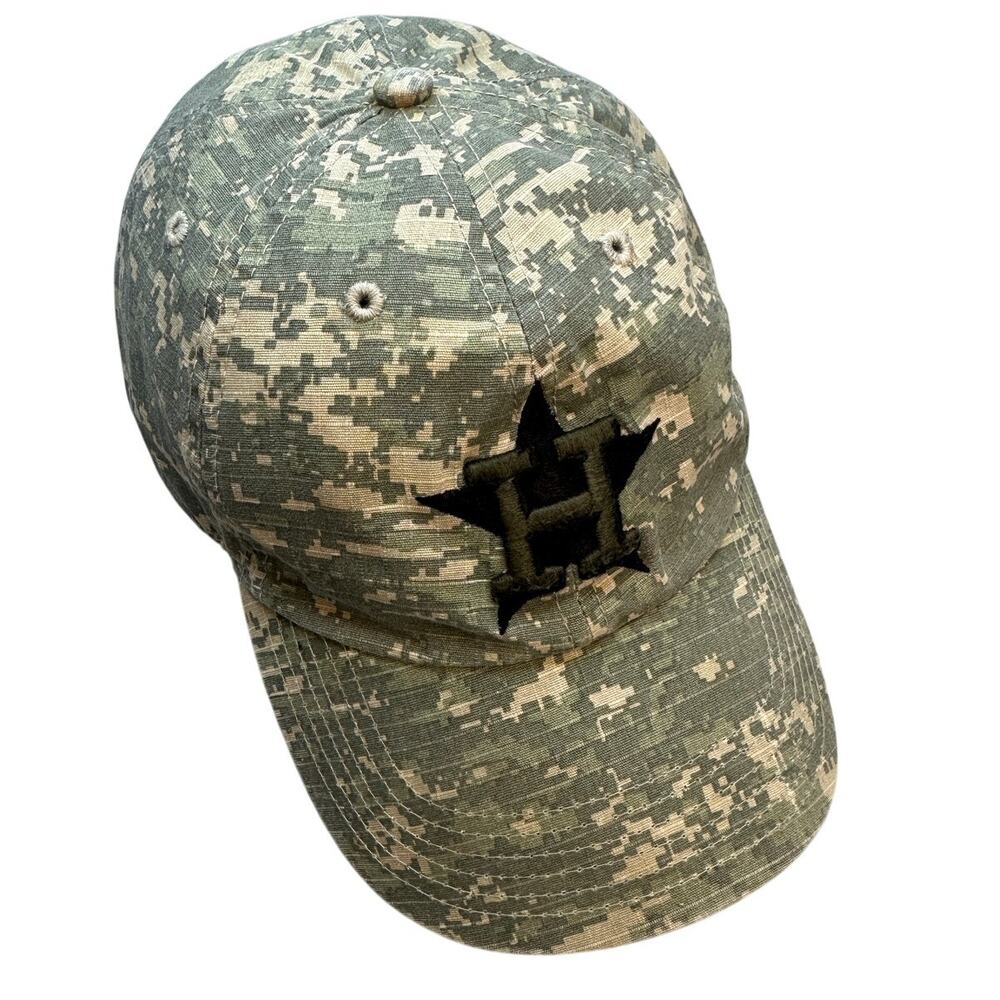Houston Astros '47 Brand Digital Camo Military Relaxed Fit Hat OSFA